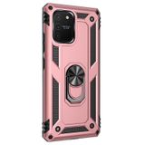 Gpack Samsung Galaxy S10 Lite Tank Koruma Vega Standlı Yüzüklü Mıknatıslı Bronz Kılıf