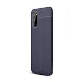 Gpack Samsung Galaxy S20 Niss Silikon Deri Görünümlü Kırmızı Kılıf