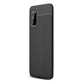 Gpack Samsung Galaxy S20 Niss Silikon Deri Görünümlü Siyah Kılıf