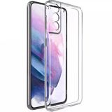 Gpack Samsung Galaxy S21 5G Kamera Korumalı Şeffaf Silikon Renksiz Kılıf