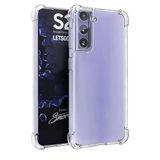 GPACK Samsung Galaxy S21 Plus 5G ile uyumlu Kılıf AntiShock Ultra Koruma Sert Kapak, Şeffaf