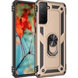 Gpack Samsung Galaxy S21 Plus 5G Tank Koruma Vega Standlı Yüzüklü Mıknatıslı Gold Kılıf