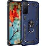 Gpack Samsung Galaxy S21 Plus 5G Tank Koruma Vega Standlı Yüzüklü Mıknatıslı Lacivert Kılıf