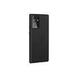 GPACK Samsung Galaxy S21 Ultra 5G ile uyumlu Kılıf Mat Soft Premier Silikon, Siyah
