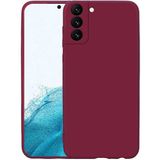 Gpack Samsung Galaxy S22 Mara Lansman Silikon Mat Soft Korumalı Mürdüm Kılıf