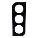 Gpack Samsung Galaxy S22 Plus Kamera Siyah Lens Koruyucu Cam