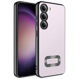 GPACK Samsung Galaxy S23 Plus ile uyumlu Kılıf Logo Gösteren Kamera Korumalı Silikon Renkli, Siyah