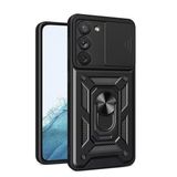 Gpack Samsung Galaxy S23 Plus Kilif Sert Silikon Tank Aramid Surgulu Vega Yuzuklu