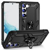 Gpack Samsung Galaxy S23 Plus Kilif Vega Sert Silikon Tank Standli Yuzuklu Miknatisli