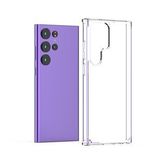 Gpack Samsung Galaxy S23 Ultra Kılıf Coss Şeffaf Sert SilikonFull Ekran Koruyucu