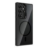 Gpack Samsung Galaxy S23 Ultra Uyumlu Kılıf Standlı M-Safe Özellikli Etro Kapak Lens Koruma