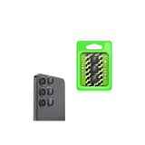 Gpack Samsung Galaxy S24 FE ile Uyumlu Kamera Lens Koruyucu Metal Tekli CL07 Siyah