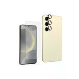 Gpack Samsung Galaxy S24 Plus Ekran Koruyucu + Kamera Lens Koruyucu Gold