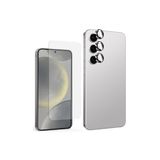 Gpack Samsung Galaxy S24 Plus ile Uyumlu Ekran Koruyucu + Kamera Lens Koruyucu, Gümüş
