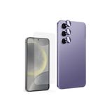 Gpack Samsung Galaxy S24 Plus ile Uyumlu Ekran Koruyucu + Kamera Lens Koruyucu, Lila