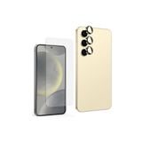 Gpack Samsung Galaxy S24 Plus ile Uyumlu Ekran Koruyucu + Kamera Lens Koruyucu, LMS Gold