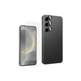 Gpack Samsung Galaxy S24 Plus ile Uyumlu Ekran Koruyucu + Kamera Lens Koruyucu, Siyah