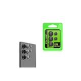 Gpack Samsung Galaxy S24 Ultra ile Uyumlu Kamera Lens Koruyucu Metal Tekli CL07, Siyah