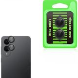 Gpack Samsung Galaxy S25 Edge Uyumlu Kamera Lens Koruyucu Metal Tekli CL07 Siyah