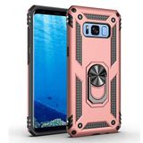 Gpack Samsung Galaxy S8 Çift Katmanlı Tank Yüzüklü Mıknatıslı Vega Kapak Kırmızı Cep Telefonu Kılıf
