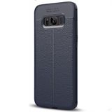 Gpack Samsung Galaxy S8 Plus Niss Tarz Silikon Lacivert Arka Kapak
