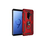 GPACK Samsung Galaxy S9 PLUS ile uyumlu Kılıf Vega Tank Standlı Yüzüklü Mıknatıslı, Kırmızı