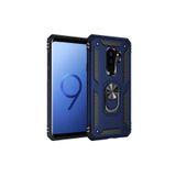 GPACK Samsung Galaxy S9 PLUS ile uyumlu Kılıf Vega Tank Standlı Yüzüklü Mıknatıslı, Lacivert