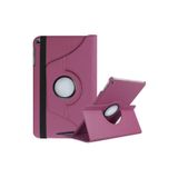 Gpack Samsung Galaxy Tab A7 10.4 T500 2020 ile Uyumlu Kapaklı Standlı 360 Dönebilen Tablet Kılıfı, Mor