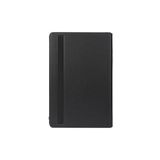 Gpack Samsung Galaxy Tab A9+ Plus SM-X210 ile Uyumlu Kapaklı Standlı 360 Dönebilen Tablet Kılıfı, Siyah