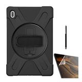Gpack Samsung Galaxy Tab S7 Fe T733 Kılıf Defender Tablet Tank Koruma Standli Df33 Nano Kalem