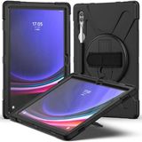 Gpack Samsung Galaxy Tab S8 Ultra X900 Kılıf Defender Tablet Tank Koruma Standlı Df6 Siyah