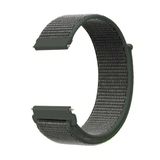 GPACK Samsung Galaxy Watch 3 41mm ile uyumlu Kordon Kayış Kumaş Cırt Cırtlı 20/CRT, Yeşil