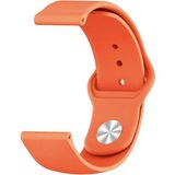 Gpack Samsung Galaxy Watch 3 41MM Kordon Kayış Mat Silikon 20/KRD11E Turuncu