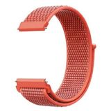 GPACK Samsung Galaxy Watch 3 45mm ile uyumlu Kordon Kayış Kumaş Cırt Cırtlı 22/CRT, Turuncu
