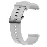 GPACK Samsung Galaxy Watch 3 45mm ile uyumlu Kordon Noktalı Kopcalı Silikon 22/klw, Krem