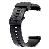 Gpack Samsung Galaxy Watch 5 44 mm Silikon Kancalı KRD 46 Siyah Kordon