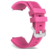 GPACK Samsung Galaxy Watch 6 44mm ile uyumlu Kordon Kayış Çizgili Silikon 20/CZG, Pembe