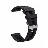 Gpack Samsung Galaxy Watch Active 2 40 mm Delikli Çift Renk Silikon Kırmızı Kordon