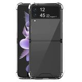 Gpack Samsung Galaxy Z Flip 3 Antishock Korumalı Silikon Şeffaf Kılıf