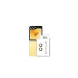 Gpack Samsung Galaxy Z Flip 6 ile Uyumlu Kamera Koruyucu, Parmak İzi Bırakmayan Safir Cam, CL11, Sarı
