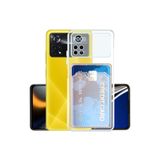 Gpack Şeffaf Silikon Kılıf, Kartlıklı, Kamera Korumalı, Xiaomi Poco M4 Pro 4G Ile Uyumlu