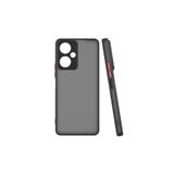 Gpack Tecno Camon 19 Pro Kılıf, Hux Kamera Korumalı, Silikon, Siyah