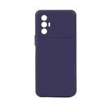 GPACK Tecno Spark 8 Pro ile uyumlu Kılıf Premier Mat Silikon Renkli Lüx Korumalı, Lacivert