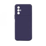 Gpack Tecno Spark 8 Pro Premier Mat Silikon Renkli Lüks Korumalı Lacivert Kılıf