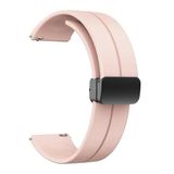 GPACK Vestel Akıllı Saat 2 ile uyumlu Kordon Kayış d-buckle Mıknatıslı Silikon 22/jku, Bronz