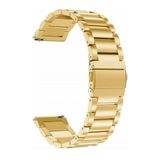 GPACK Vestel Akıllı Saat 2 ile uyumlu Kordon Kayış Metal Sıralı Çelik 22/krd04, Gold