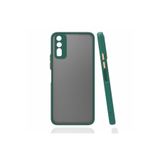 Gpack Vivo Y20 ile Uyumlu Kılıf, Hux Kamera Korumalı, Silikon, Koyu Yeşil