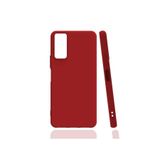 Gpack Vivo Y20 ile Uyumlu Kılıf, Mat Soft Premier Silikon, Nano Glass, Kırmızı