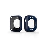 Gpack Watch 7 41mm ile Uyumlu Kasa ve Ekran 360 Derece Koruma Sert Silikon, Lacivert