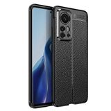 Gpack Xiaomi 12 Pro Niss Silikon Deri Görünümlü Kamera Korumalı Siyah Kılıf